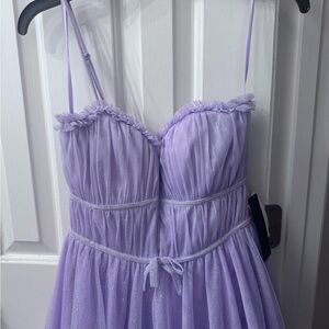 Lavender prom dress